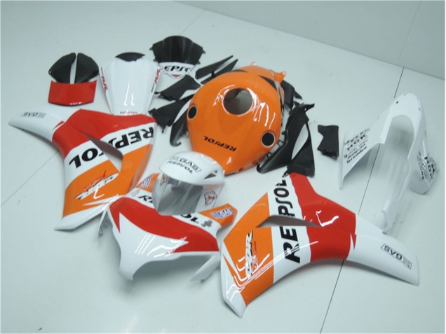 Carenado Moto Honda CBR 1000 RR 2008-2011 - Naranja Blanco Rojo Repsol Carenado Moto Honda CBR 1000 RR 2008-2011 - Naranja Blanco Rojo Repsol