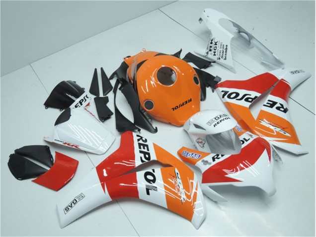 Carenado Moto Honda CBR 1000 RR 2008-2011 - Naranja Blanco Rojo Repsol Carenado Moto Honda CBR 1000 RR 2008-2011 - Naranja Blanco Rojo Repsol