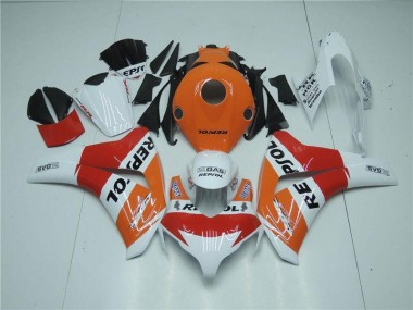Carenado Moto Honda CBR 1000 RR 2008-2011 - Naranja Blanco Rojo Repsol