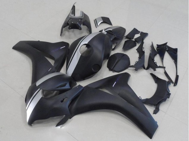 Carenado Moto Honda CBR 1000 RR 2008-2011 - Negro Mate & Plata Carenado Moto Honda CBR 1000 RR 2008-2011 - Negro Mate & Plata