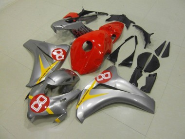 Carenado Moto Honda CBR 1000 RR 2008-2011 - Plata Rojo 8