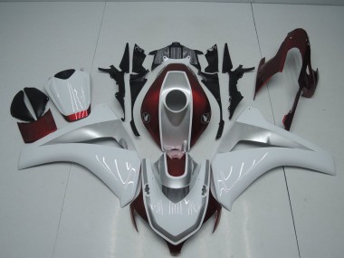Carenado Moto Honda CBR 1000 RR 2008-2011 - Rojo Blanco & Plata