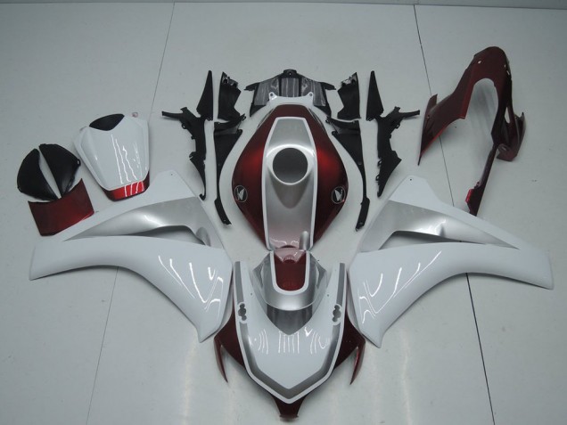 Carenado Moto Honda CBR 1000 RR 2008-2011 - Rojo Blanco & Plata Carenado Moto Honda CBR 1000 RR 2008-2011 - Rojo Blanco & Plata