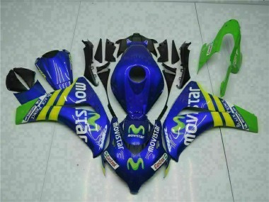 Carenado Moto Honda CBR 1000 RR 2008-2011 - Verde Azul