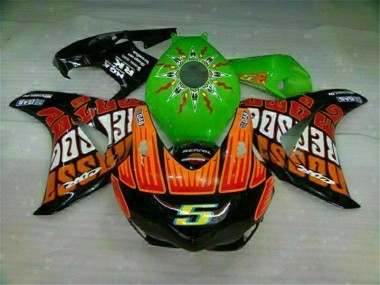 Carenado Moto Honda CBR 1000 RR 2008-2011 - Verde Naranja
