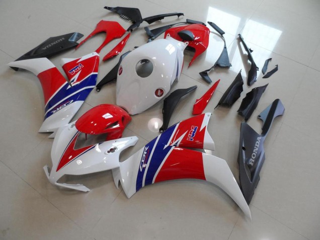 Carenado Moto Honda CBR 1000 RR 2012-2016 - Blanco Rojo Negro Mate TT Legend Carenado Moto Honda CBR 1000 RR 2012-2016 - Blanco Rojo Negro Mate TT Legend