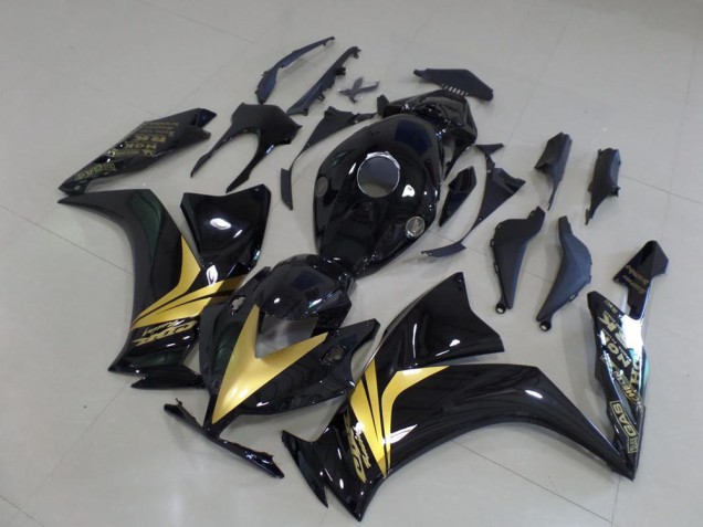 Carenado Moto Honda CBR 1000 RR 2012-2016 - Brillante Negro Oro Pegatinas Carenado Moto Honda CBR 1000 RR 2012-2016 - Brillante Negro Oro Pegatinas