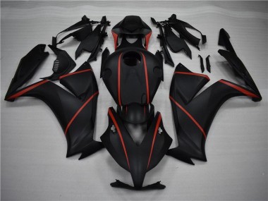Carenado Moto Honda CBR 1000 RR 2012-2016 - Negro Mate Rojo