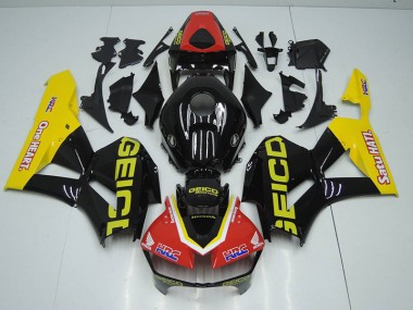 Carenado Moto Honda CBR 1000 RR 2012-2016 - Negro Rojo HRC