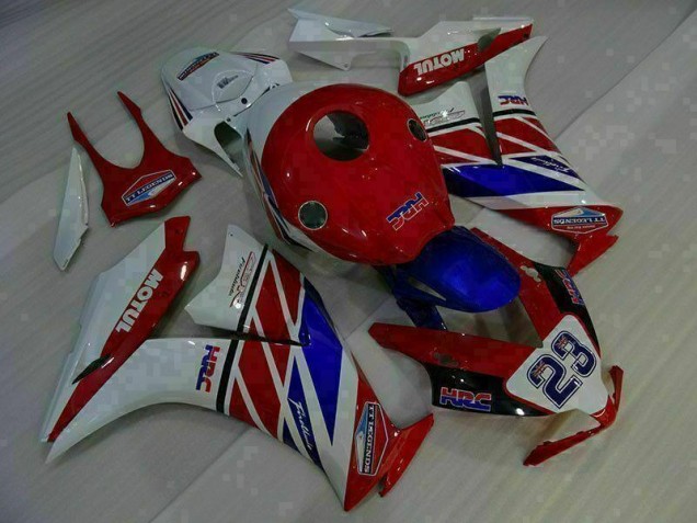 Carenado Moto Honda CBR 1000 RR 2012-2016 - Rojo Blanco Azul 23 Carenado Moto Honda CBR 1000 RR 2012-2016 - Rojo Blanco Azul 23