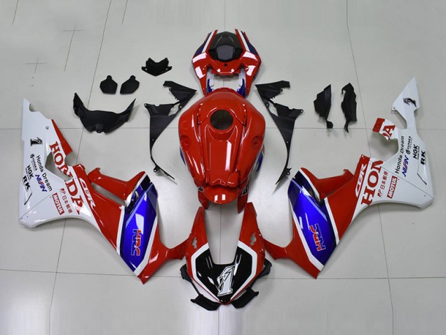 Carenado Moto Honda CBR 1000 RR 2017-2023 - Rojo Azul HRC Carenado Moto Honda CBR 1000 RR 2017-2023 - Rojo Azul HRC
