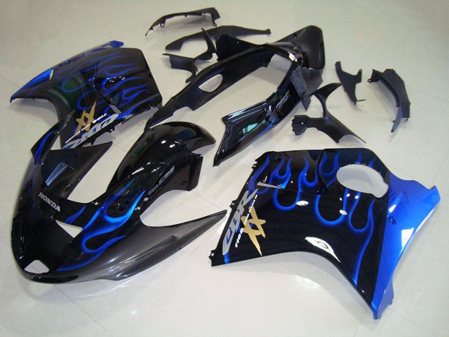 Carenado Moto Honda CBR 1100 XX Blackbird 1996-2007 - Llama azul negra Carenado Moto Honda CBR 1100 XX Blackbird 1996-2007 - Llama azul negra
