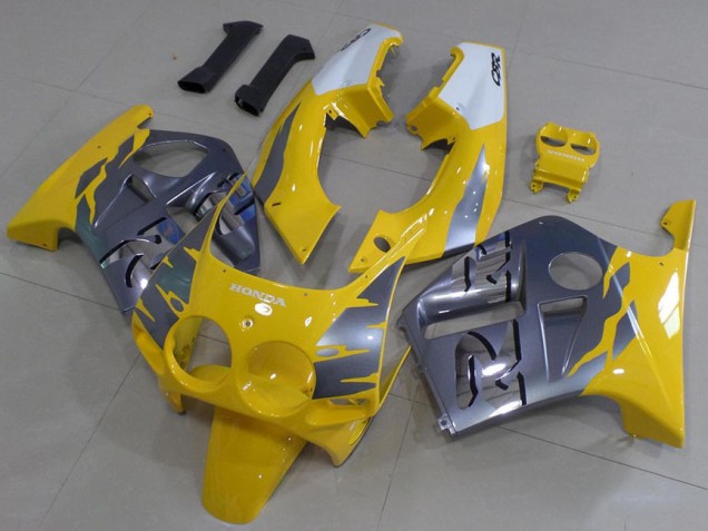 Carenado Moto Honda CBR 250 RR MC19 1988-1989 - Gris Amarillo Carenado Moto Honda CBR 250 RR MC19 1988-1989 - Gris Amarillo