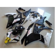 Carenado Moto Honda CBR 500 RR 2013-2015 - Negro Blanco Denso Rizoma 14