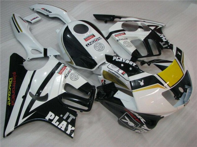 Carenado Moto Honda CBR 600 F3 1995-1998 - Blanco Negro Playboy Carenado Moto Honda CBR 600 F3 1995-1998 - Blanco Negro Playboy