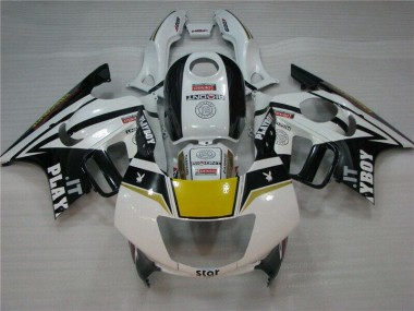 Carenado Moto Honda CBR 600 F3 1995-1998 - Blanco Negro Playboy