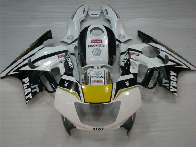 Carenado Moto Honda CBR 600 F3 1995-1998 - Blanco Negro Playboy Carenado Moto Honda CBR 600 F3 1995-1998 - Blanco Negro Playboy