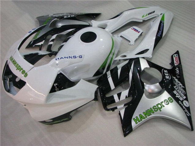 Carenado Moto Honda CBR 600 F3 1995-1998 - Blanco Verde Hannspree Carenado Moto Honda CBR 600 F3 1995-1998 - Blanco Verde Hannspree