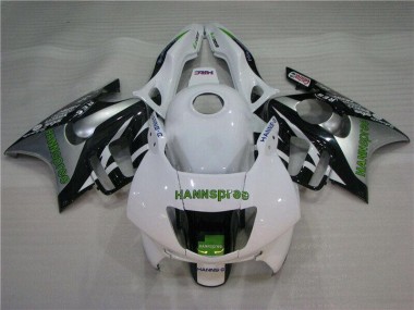 Carenado Moto Honda CBR 600 F3 1995-1998 - Blanco Verde Hannspree