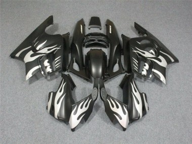 Carenado Moto Honda CBR 600 F3 1995-1998 - Negro Blanco Llama