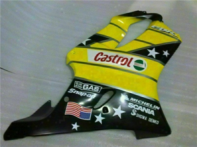 Carenado Moto Honda CBR 600 F4i 2001-2003 - Amarillo Negro Castrol Cycle World Carenado Moto Honda CBR 600 F4i 2001-2003 - Amarillo Negro Castrol Cycle World