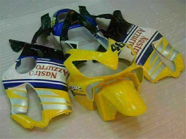 Carenado Moto Honda CBR 600 F4i 2001-2003 - Amarillo Plata Nastro Azzurro Carenado Moto Honda CBR 600 F4i 2001-2003 - Amarillo Plata Nastro Azzurro