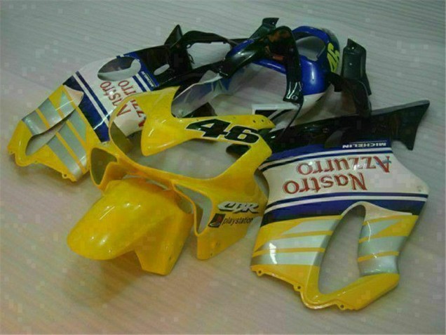 Carenado Moto Honda CBR 600 F4i 2001-2003 - Amarillo Plata Nastro Azzurro Carenado Moto Honda CBR 600 F4i 2001-2003 - Amarillo Plata Nastro Azzurro