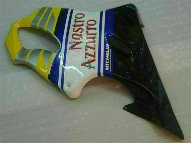 Carenado Moto Honda CBR 600 F4i 2001-2003 - Amarillo Plata Nastro Azzurro Carenado Moto Honda CBR 600 F4i 2001-2003 - Amarillo Plata Nastro Azzurro