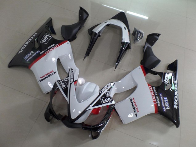 Carenado Moto Honda CBR 600 F4i 2001-2003 - Blanco Negro Carrera Lee Carenado Moto Honda CBR 600 F4i 2001-2003 - Blanco Negro Carrera Lee