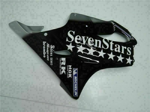 Carenado Moto Honda CBR 600 F4i 2001-2003 - Negro Blanco SevenStarss Carenado Moto Honda CBR 600 F4i 2001-2003 - Negro Blanco SevenStarss