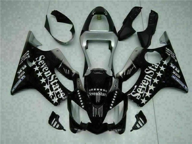 Carenado Moto Honda CBR 600 F4i 2001-2003 - Negro Blanco SevenStarss Carenado Moto Honda CBR 600 F4i 2001-2003 - Negro Blanco SevenStarss