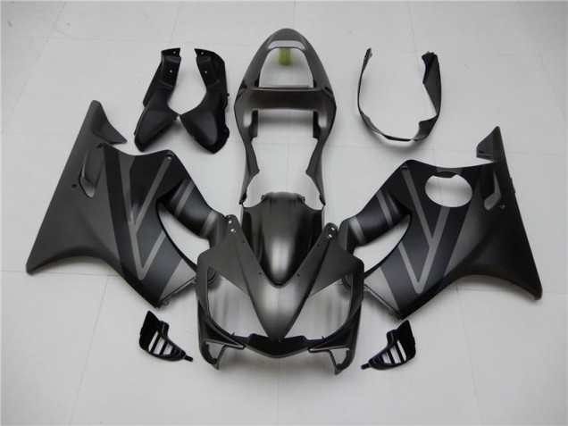 Carenado Moto Honda CBR 600 F4i 2001-2003 - Negro Mate Gris Carenado Moto Honda CBR 600 F4i 2001-2003 - Negro Mate Gris