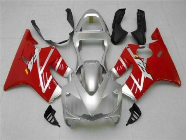 Carenado Moto Honda CBR 600 F4i 2001-2003 - Plata Rojo Carenado Moto Honda CBR 600 F4i 2001-2003 - Plata Rojo