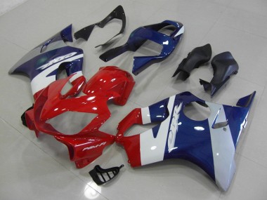 Carenado Moto Honda CBR 600 F4i 2001-2003 - Rojo Azul Plata