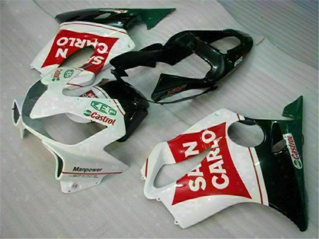 Carenado Moto Honda CBR 600 F4i 2001-2003 - Rojo Blanco Negro San Carlo