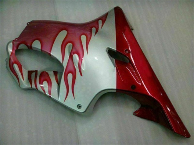 Carenado Moto Honda CBR 600 F4i 2001-2003 - Rojo Llama Plata Carenado Moto Honda CBR 600 F4i 2001-2003 - Rojo Llama Plata