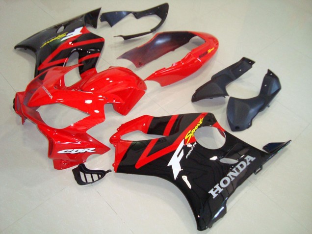 Carenado Moto Honda CBR 600 F4i 2004-2007 - Rojo Negro Rojo Cola Carenado Moto Honda CBR 600 F4i 2004-2007 - Rojo Negro Rojo Cola