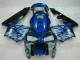 Carenado Moto Honda CBR 600 RR 2003-2004 - Azul con Plata Llama Carenado Moto Honda CBR 600 RR 2003-2004 - Azul con Plata Llama