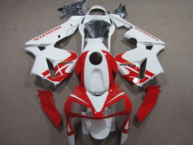 Carenado Moto Honda CBR 600 RR 2003-2004 - Blanco Rojo