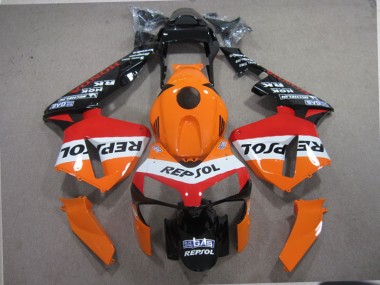 Carenado Moto Honda CBR 600 RR 2003-2004 - Naranja Negro Repsol