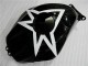Carenado Moto Honda CBR 600 RR 2003-2004 - Negro Blanco 11 Carenado Moto Honda CBR 600 RR 2003-2004 - Negro Blanco 11
