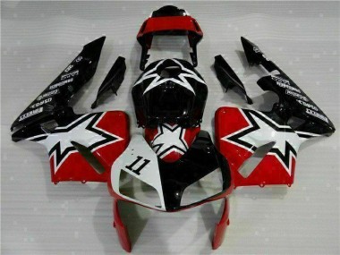 Carenado Moto Honda CBR 600 RR 2003-2004 - Negro Blanco 11