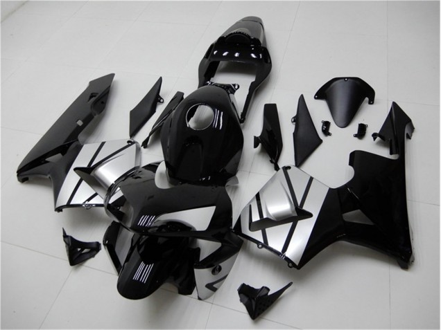 Carenado Moto Honda CBR 600 RR 2003-2004 - Negro Plata Carenado Moto Honda CBR 600 RR 2003-2004 - Negro Plata