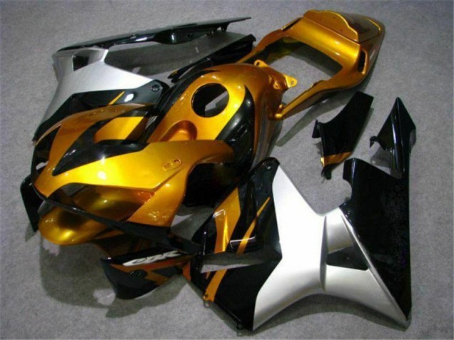 Carenado Moto Honda CBR 600 RR 2003-2004 - Oro Plata Negro Carenado Moto Honda CBR 600 RR 2003-2004 - Oro Plata Negro