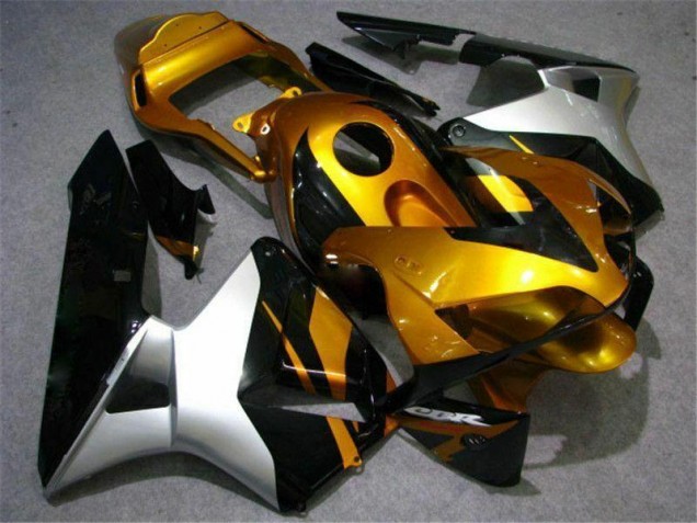 Carenado Moto Honda CBR 600 RR 2003-2004 - Oro Plata Negro Carenado Moto Honda CBR 600 RR 2003-2004 - Oro Plata Negro