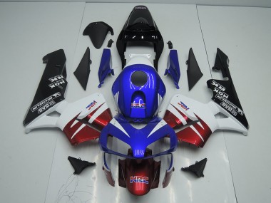 Carenado Moto Honda CBR 600 RR 2003-2004 - Oscuro Rojo Azul