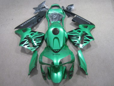 Carenado Moto Honda CBR 600 RR 2003-2004 - Verde Negro