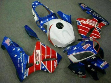 Carenado Moto Honda CBR 600 RR 2005-2006 - Azul Rojo Cycle World Castrol
