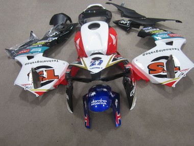 Carenado Moto Honda CBR 600 RR 2005-2006 - Blanco Azul 27