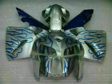 Carenado Moto Honda CBR 600 RR 2005-2006 - Blanco Azul Llama